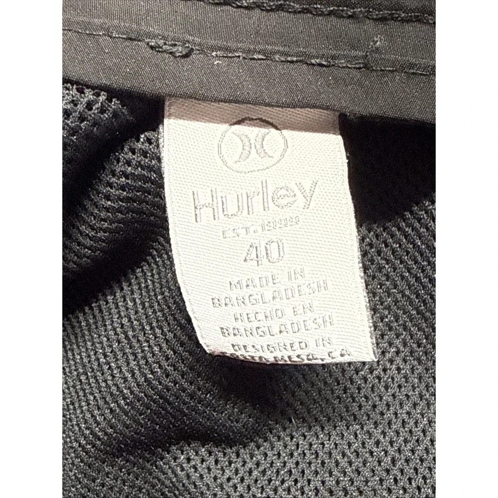 Hurley All Day Stretch Hybrid Shorts Mens W41 Black Quick Dry Moisture Wicking